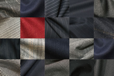 ボタン・裏地・オプション選び